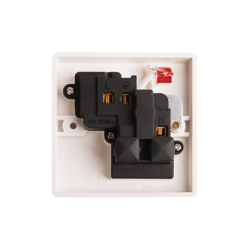 16A 1 gang multifunktions bakelit switched socket enkelt pol med neon Hk6116WN-UN