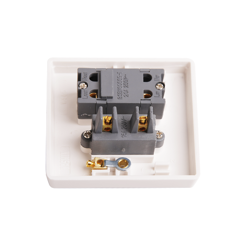 16A multifunktionsstik med 20A 2 Gangs Bakelit Switch HK6116WW-UN