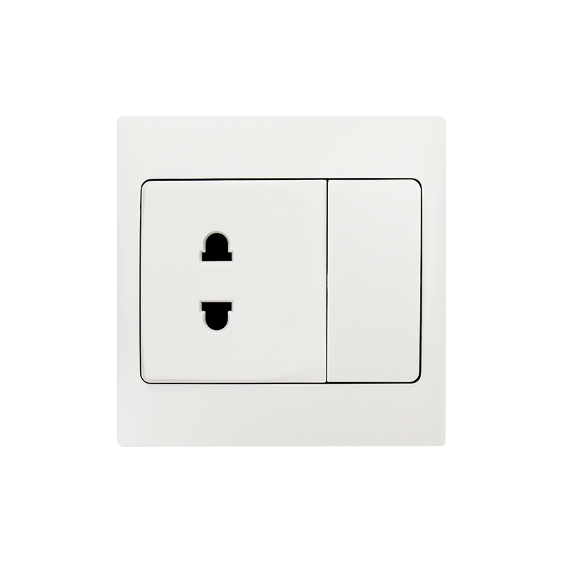 16A 1 Gang Stikkontakt med 10A Switch HK6116SW-UN