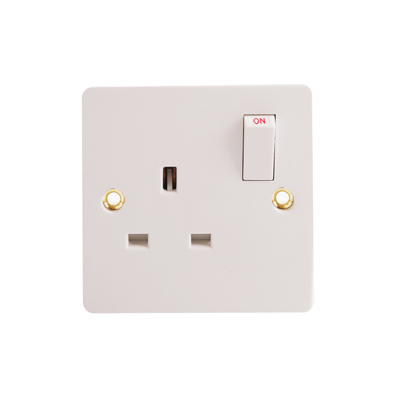 13A Bakelit 1 Gang Switched Socket HK6113W