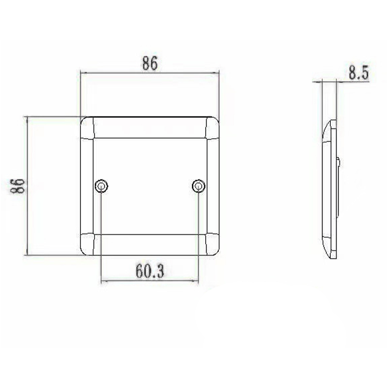 Bakelit 15A 1 gangs skiftet rundbenet fatning med neon HK6115FN-R