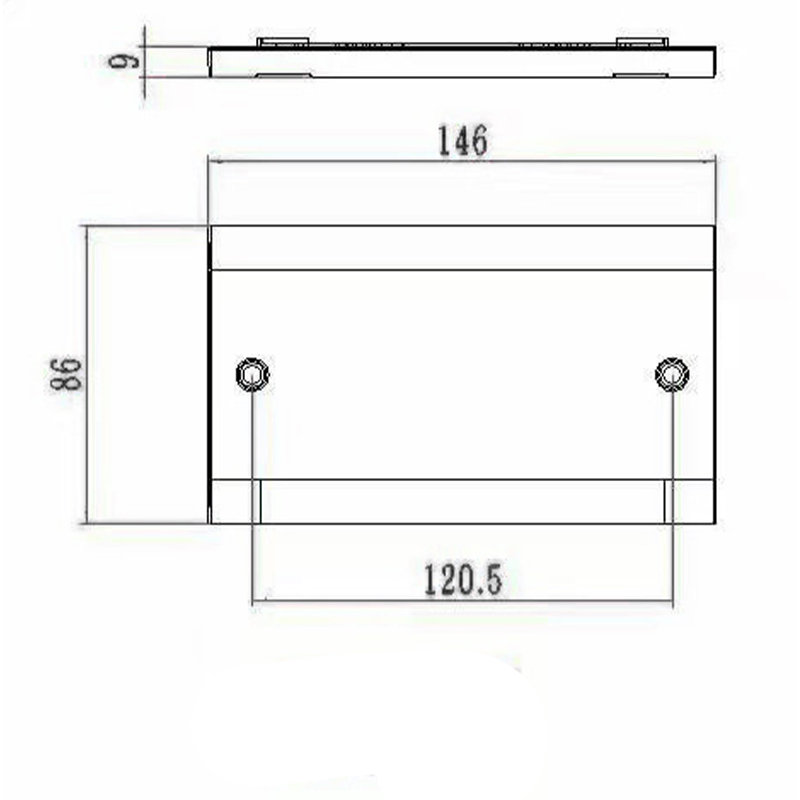 Bakelit 45A DP komfurplade med Neon HK6145HN-36